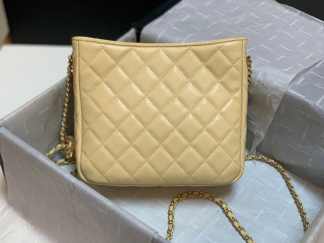 CHL - Hobo Handbag Beige Bag For Women 16LO/6in