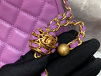 CHL - Hobo Handbag Purple Bag For Women 16LO/6in