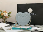 CHL - Mini Heart Bag Grey For Women 7in/18LO AS3191 B07958