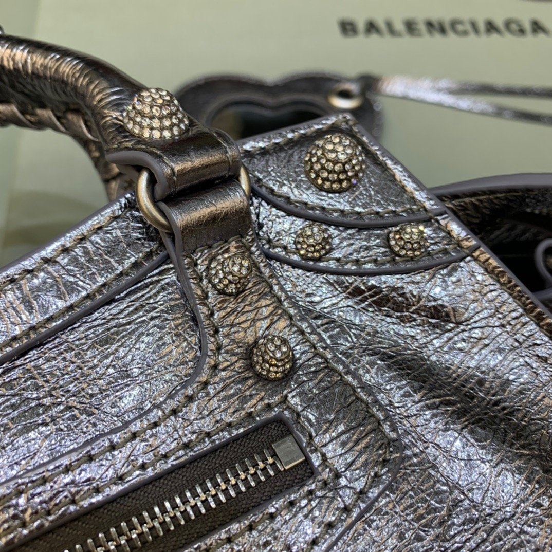 BLN-Ciaga Neo Cagole XS Handbag In Grey, For Women,  Bags 10.2in/26LO