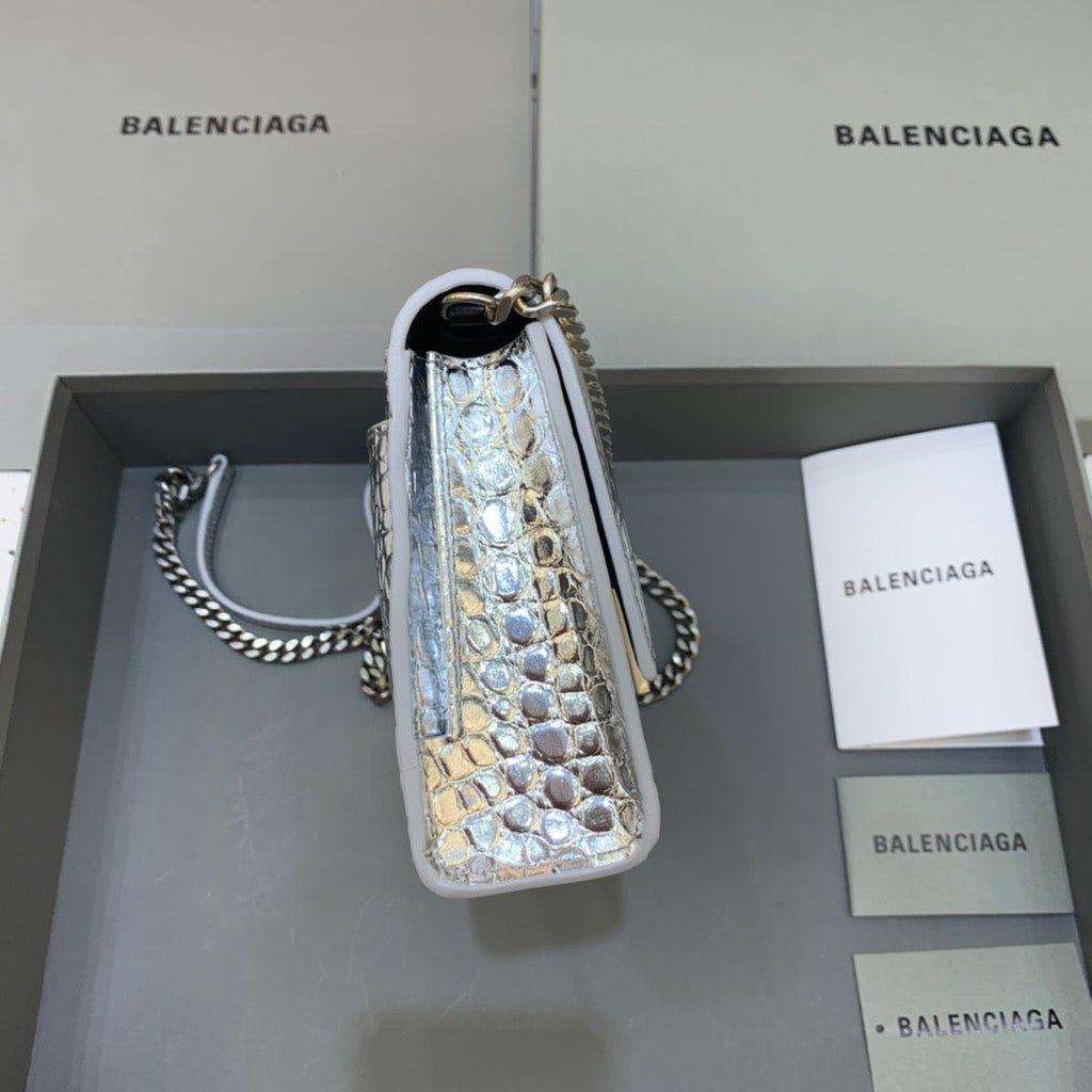 BLN-Ciaga Hourglass Wallet On Chain in SliTLM -, For Women,  Bags 9in/23LO