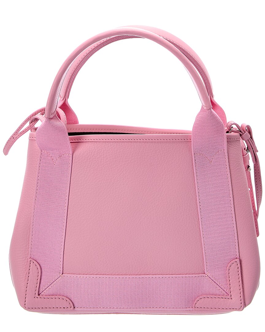 Blnciaga Navy Cabas XS Canvas & Leather Tote