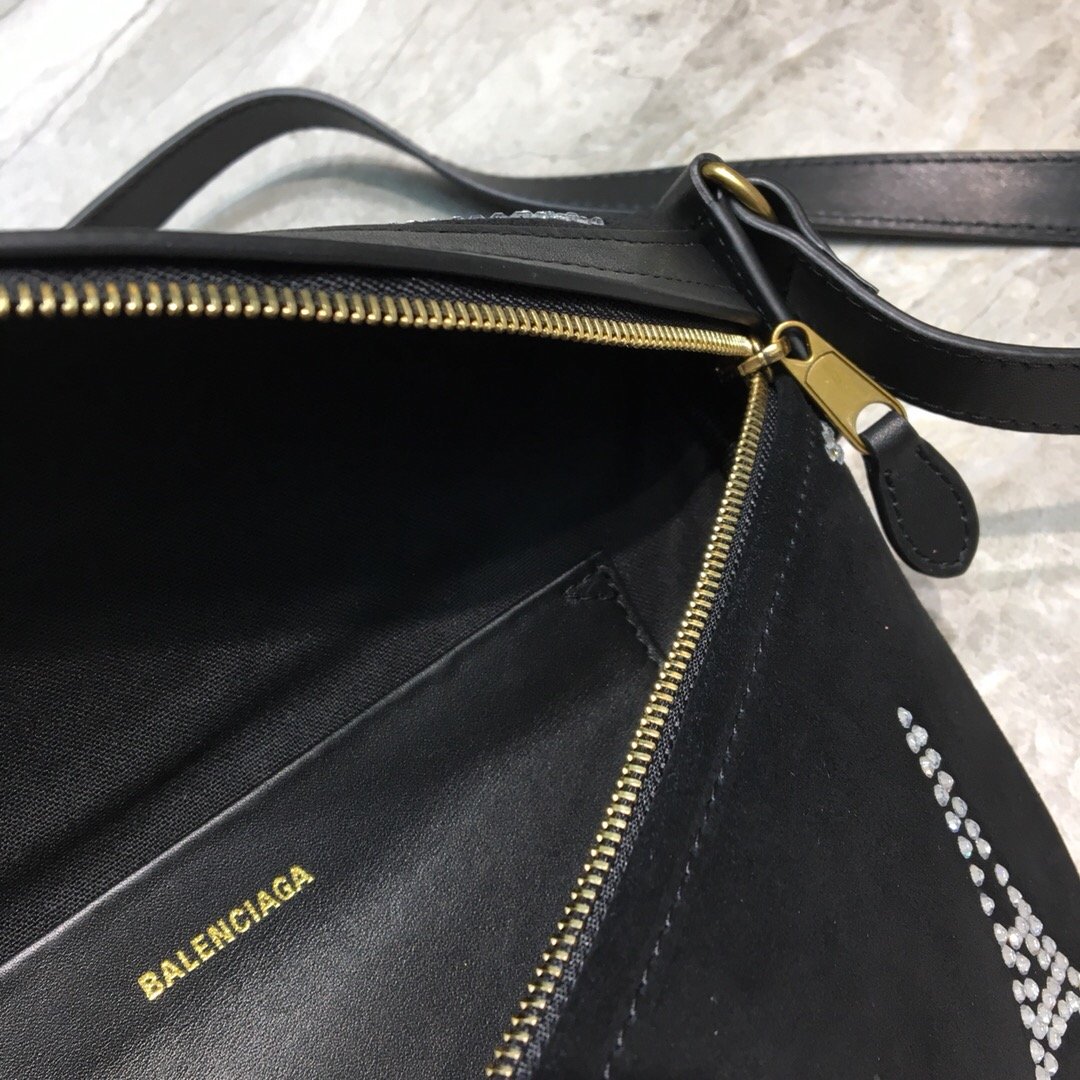 BLN-Ciaga Souvenir XS Belt Bag In Black, For Women,  Bags 9.5in/24LO