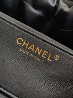 CC SS 2026 Small Shopping Bag Black Lambskin