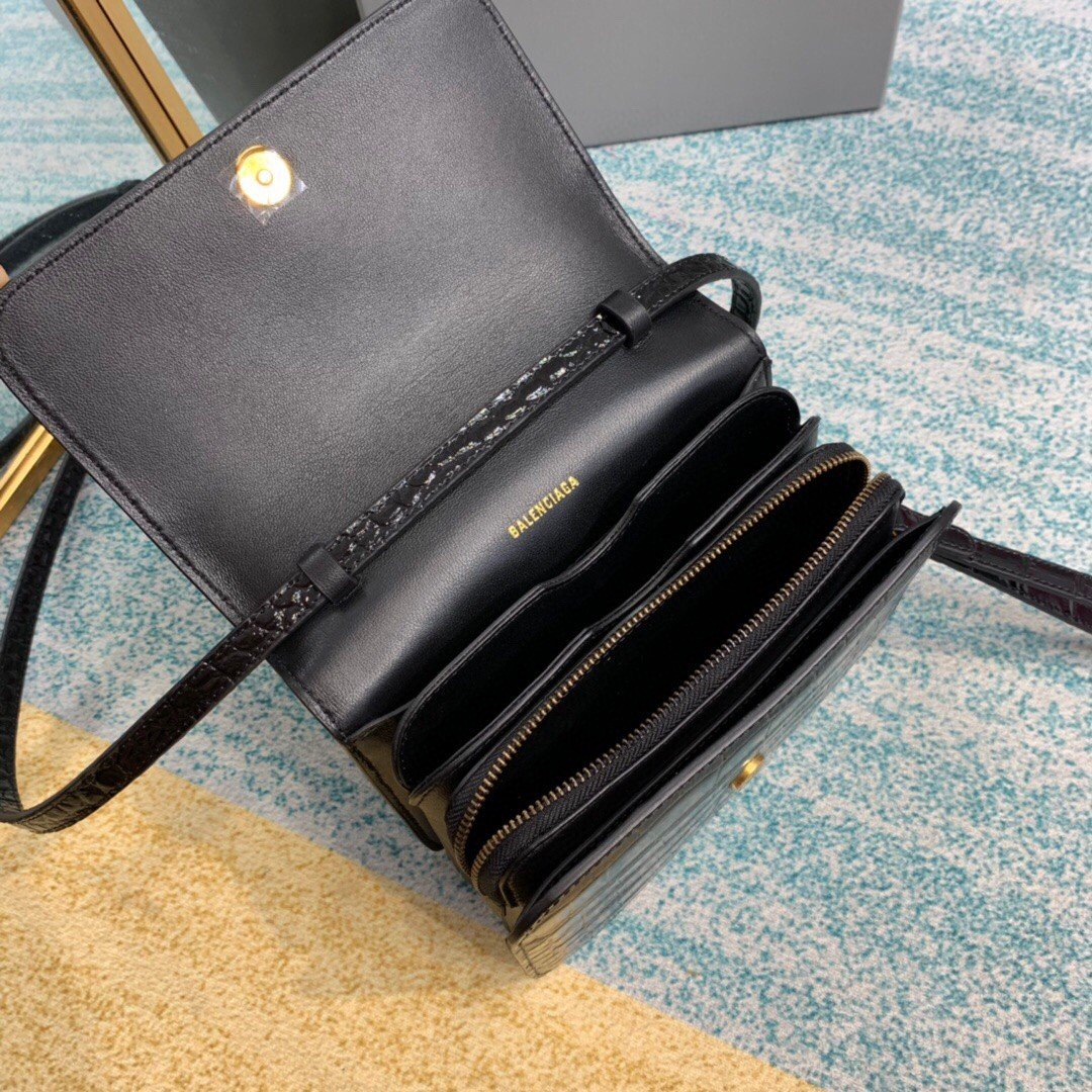 BLN-Ciaga Bolso Bandolera B In Black, For Women,  Bags 7in/18LO