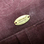 CHL - Maroon Medallion Nude Reissue 2.55 Classic 225 Flap Black Bag For Women 24LO/9.4in