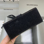 BLN-Ciaga Hourglass XS Handbag In Black, For Women,  Bags 7.4in/19LO 59283328D071071