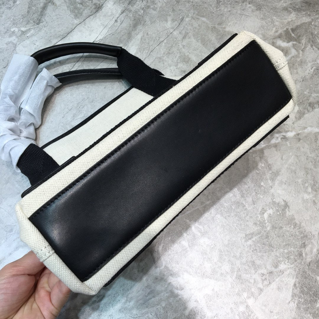 BLN-Ciaga Navy Small Cabas Tote Bag In Black, For Women,  Bags 18.5in/47LO 3399332HH3N9260