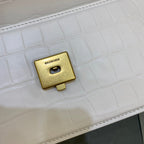 BLN-Ciaga Gossip Small Shoulder Bag White, For Women,  Bags 9.1in/23LO