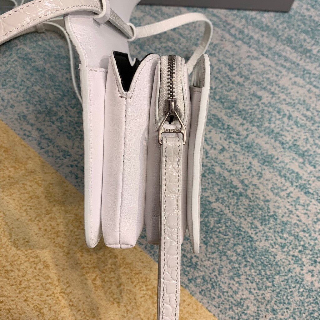 BLN-Ciaga Bolso Bandolera B In White, For Women,  Bags 7in/18LO