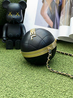 CHL -  Ball Bag Black and Gold Chain Bag For Women 23.5LO/9.25in