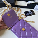 CHL - Phone Holder Purple Bag For Women 15LO/6in