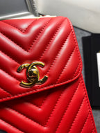 CHL -  Chevron Trendy CHL -  Phone Red Bag For Women 18LO/7in