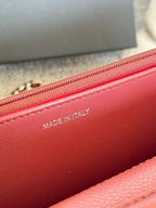 CC Classic WOC 19cm Burgundy Caviar Leather