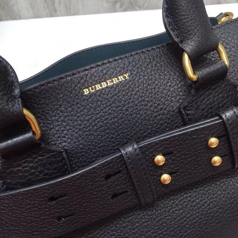 B-Berry - BB  Small Triple Stud Belt Bag Black For Women, Bags 14in/36LO