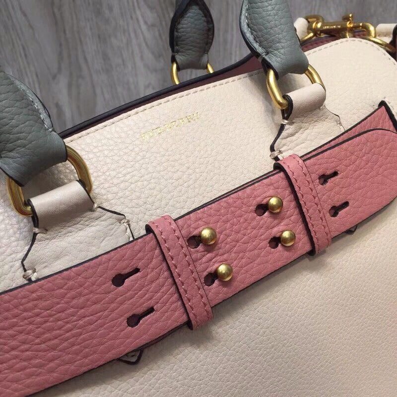 B-Berry - BB  Small Triple Stud Belt Bag Cream For Women, Bags 14in/36LO