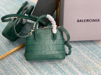 BLN-Ciaga Ville Mini Handbag In Dark Green, For Women,  Bags 4.7in/12LO
