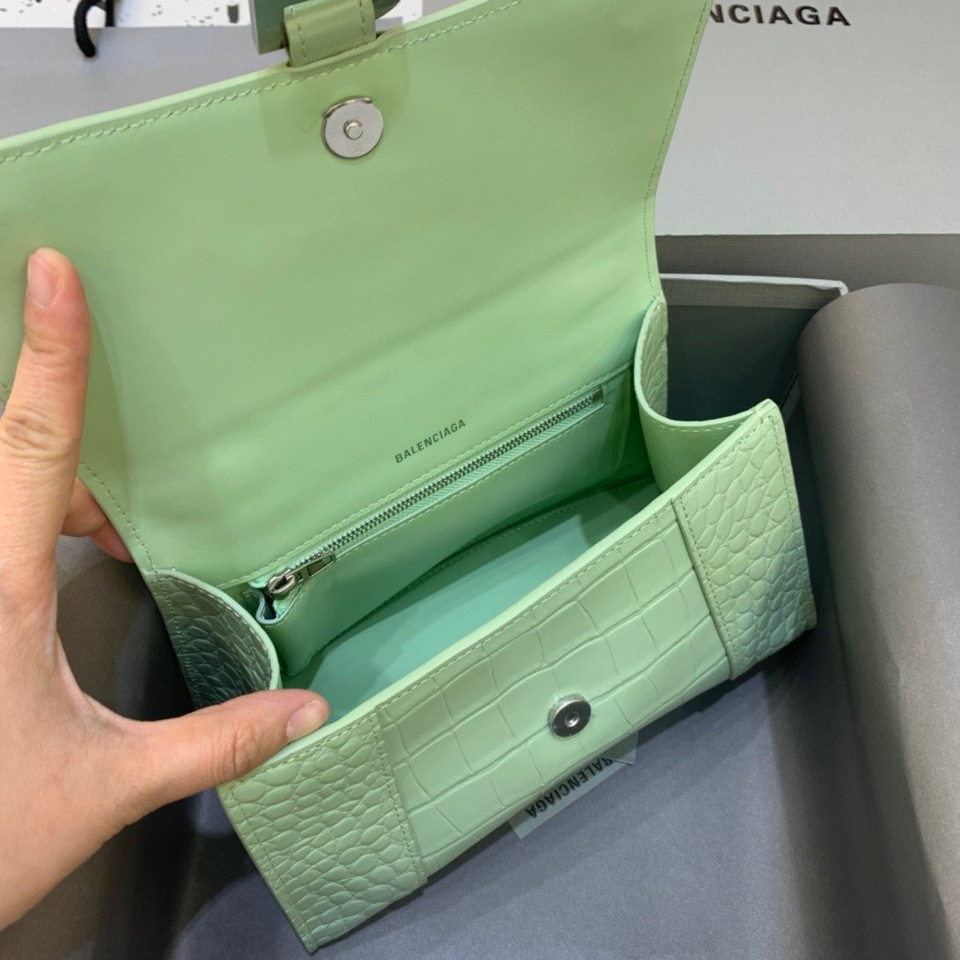 BLN-Ciaga Hourglass Small Handbag In Light Green, For Women,  Bags 9in/23LO