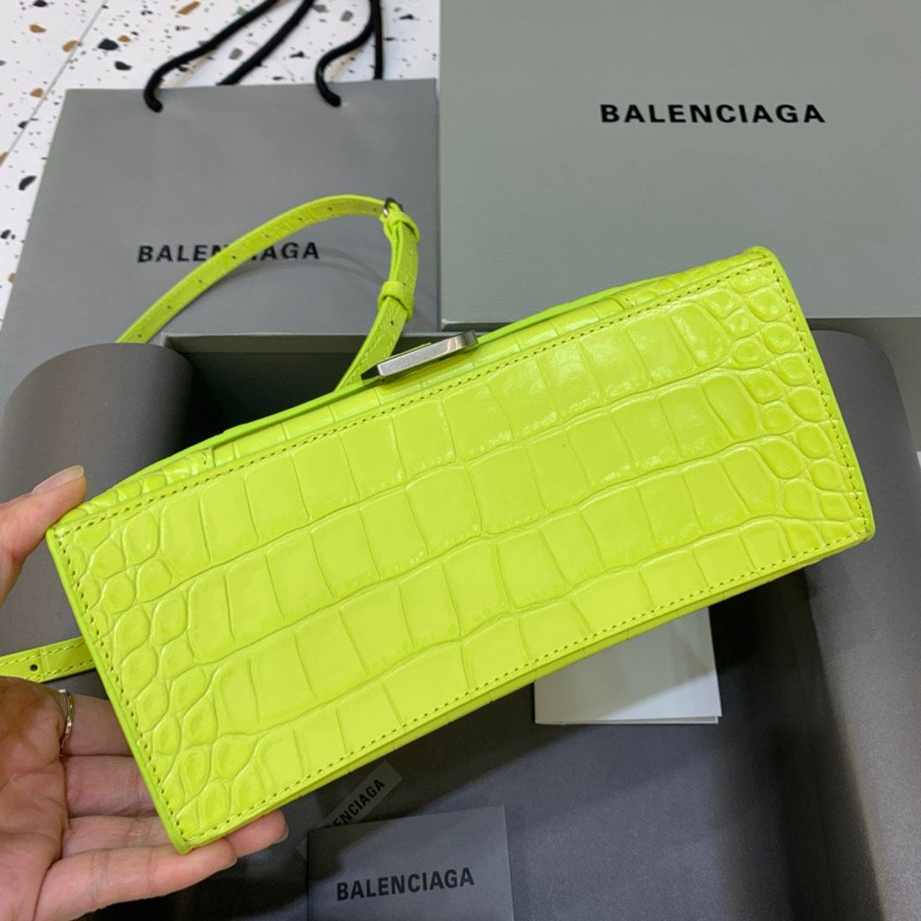 BLN-Ciaga Hourglass Small Handbag In Light Green, For Women,  Bags 9in/23LO