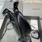 BLN-Ciaga Le Cagole XS Shoulder Bag In Black, For Women,  Bags 13in/33LO