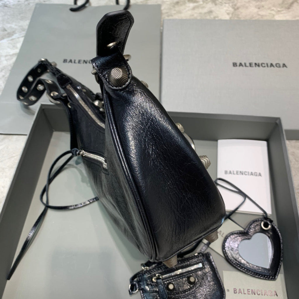 BLN-Ciaga Le Cagole XS Shoulder Bag In Black, For Women,  Bags 13in/33LO