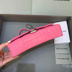 BLN-Ciaga Hourglass Wallet On Chain in Pink, For Women,  Bags 9in/23LO