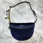 BLN-Ciaga Souvenir XXS Belt Bag In Dark Blue, For Women,  Bags 11.8in/30LO