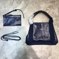 BLN-Ciaga Navy Small Cabas Tote Bag In Blue, For Women,  Bags 18.5in/47LO