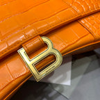BLN-Ciaga Hourglass Small Handbag In Orange, For Women,  Bags 9in/23LO