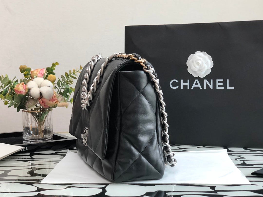 CHL -  19 Maxi Handbag Black For Women 14in/36LO