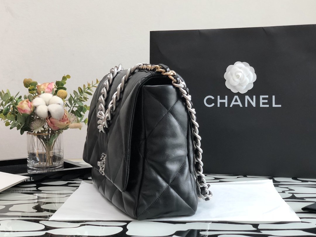 CHL -  19 Maxi Handbag Black For Women 14in/36LO