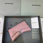 BLN-Ciaga Hourglass Wallet On Chain in Light Pink, For Women,  Bags 9in/23LO