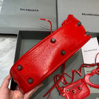 BLN-Ciaga Le Cagole XS Shoulder Bag In Red, For Women,  Bags 13in/33LO