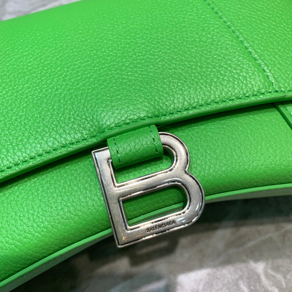 BLN-Ciaga Hourglass Small Handbag In Green, For Women,  Bags 9in/23LO
