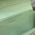 BLN-Ciaga Gossip Small Shoulder Bag Light Green, For Women,  Bags 9.1in/23LO