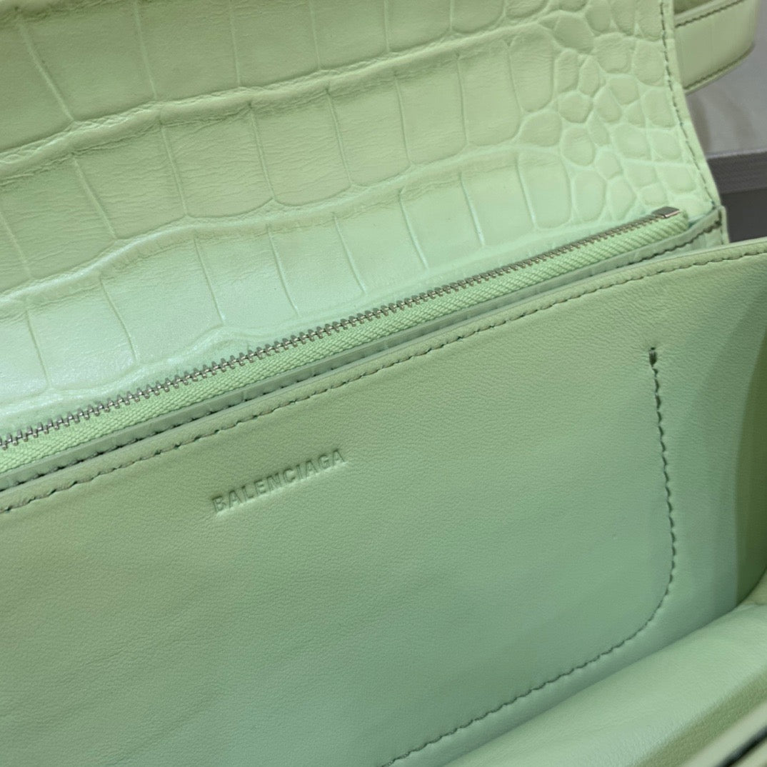 BLN-Ciaga Gossip Small Shoulder Bag Light Green, For Women,  Bags 9.1in/23LO