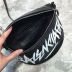 BLN-Ciaga Souvenir XS Belt Bag In Black, For Women,  Bags 9.5in/24LO