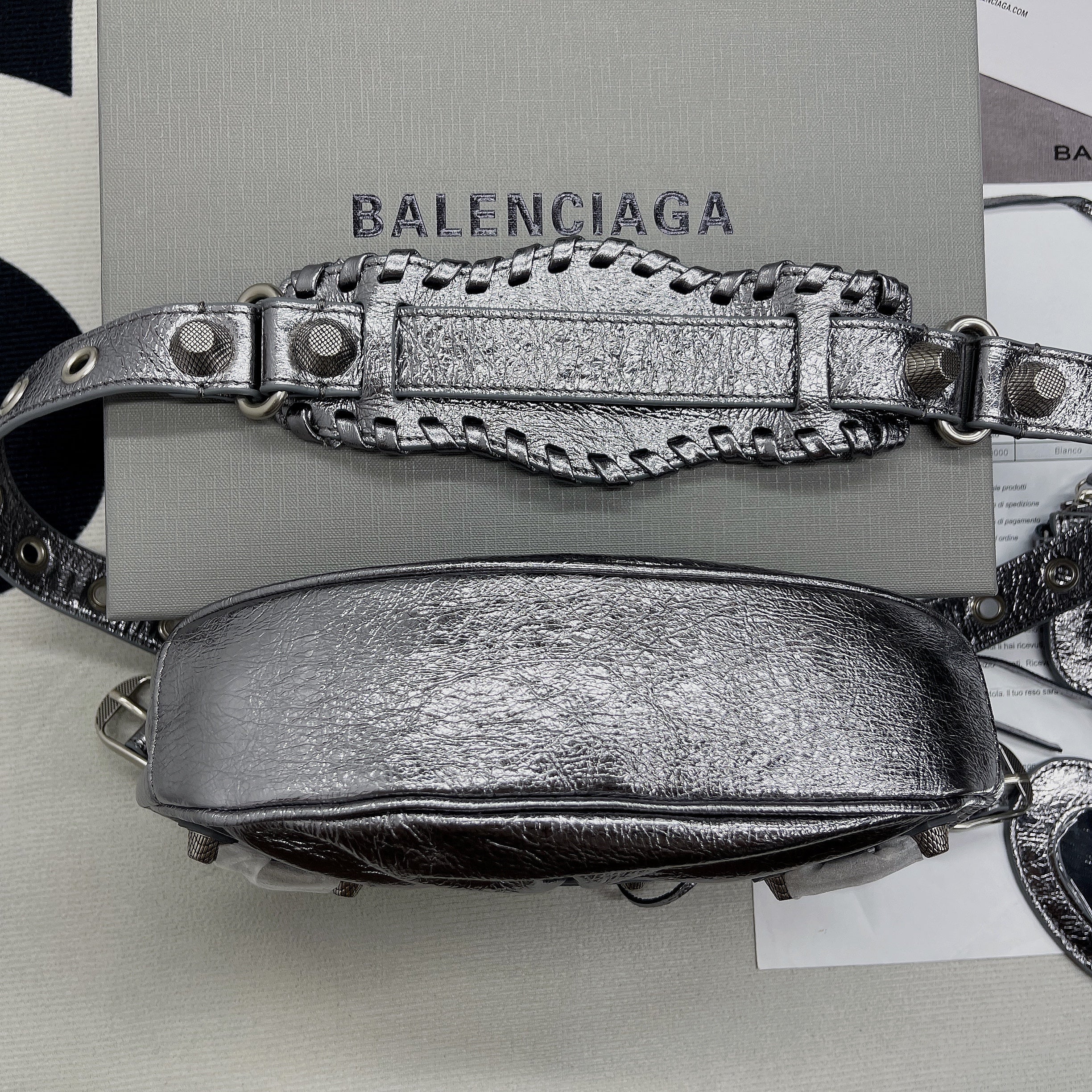 BLN-Ciaga Le Cagole XS Shoulder Bag In Grey, For Women,  Bags 10.2in/26LO