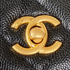 CHL -  Clutch With Chain Gold Hardware Black For Women Handbags, Shoulder Bags 7.1in/18LO AP2860