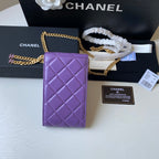 CHL - Phone Holder Purple Bag For Women 15LO/6in