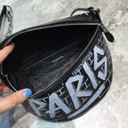 BLN-Ciaga Souvenir XS Belt Bag In Black, For Women,  Bags 9.5in/24LO