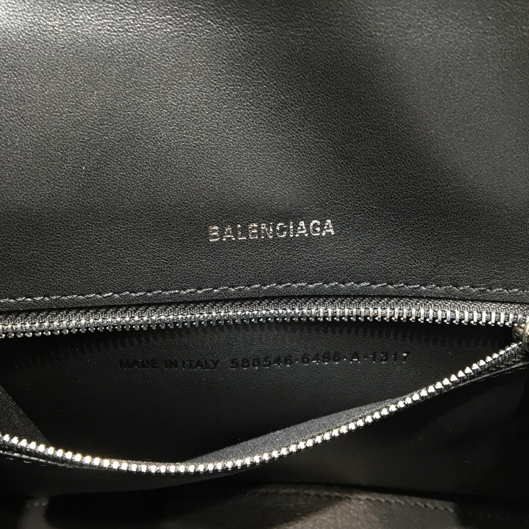 BLN-Ciaga Hourglass XS Handbag In Black, For Women,  Bags 7.4in/19LO