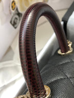 CHL -  Classic Mini Flapbag Top Handle Black For Women 7.5in/19LO