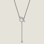 FINESSE SILVER DIAMOND NECKLACE