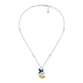 GG DONALD DUCK DOUBLE G STERLING SILVER NECKLACE