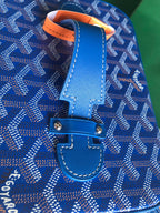 M VANITY CASE 20 IN BLUE GOYARDINE CANVAS