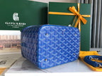 M VANITY CASE 20 IN BLUE GOYARDINE CANVAS