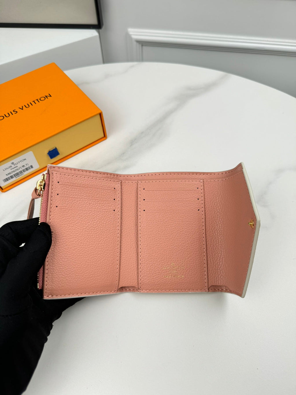 LV M82925 Victorine Wallet Monogram Empreinte Grain Leather 221531
