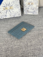 CD Miss Dior Freesia card holder 10.5cm Sheepskin