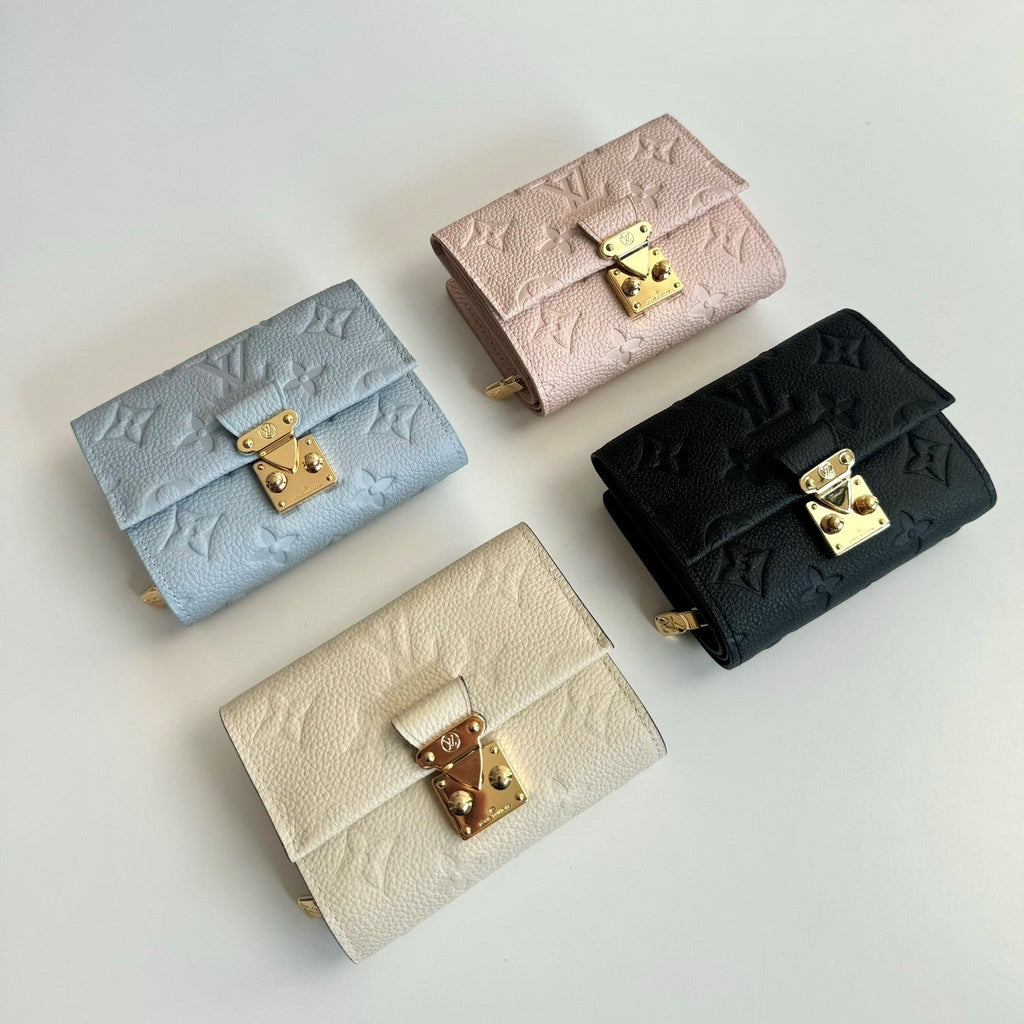 LV Métis Short Wallet Monogram Empreinte Pattern & Cowhile 221353